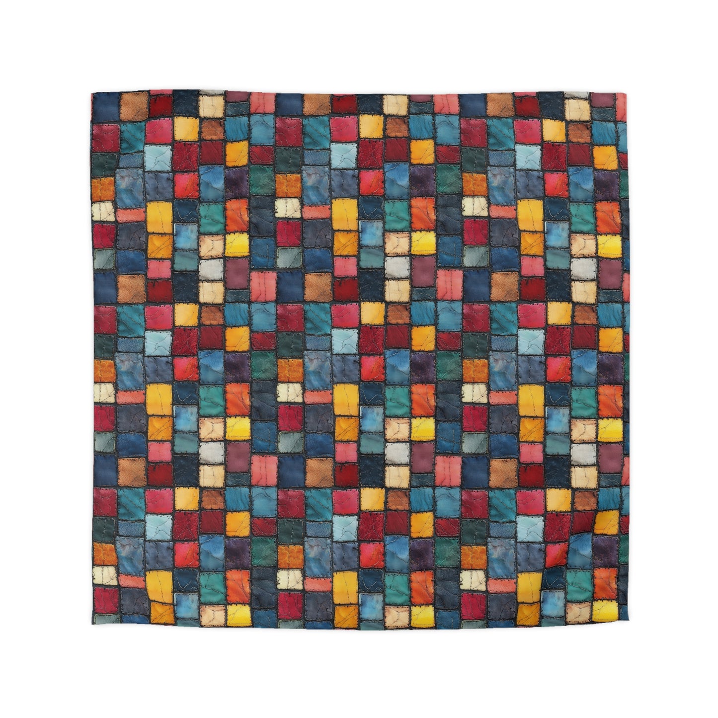 Patch Pop Microfiber Duvet Cover