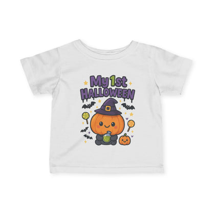 My 1st Halloween (Cute Pumpkin) Infant Soft T-Shirt