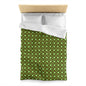 Pistachio Pinwheels Microfiber Duvet Cover