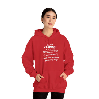 I'm Not Clumsy Heavy Blend™ Hooded Sweatshirt