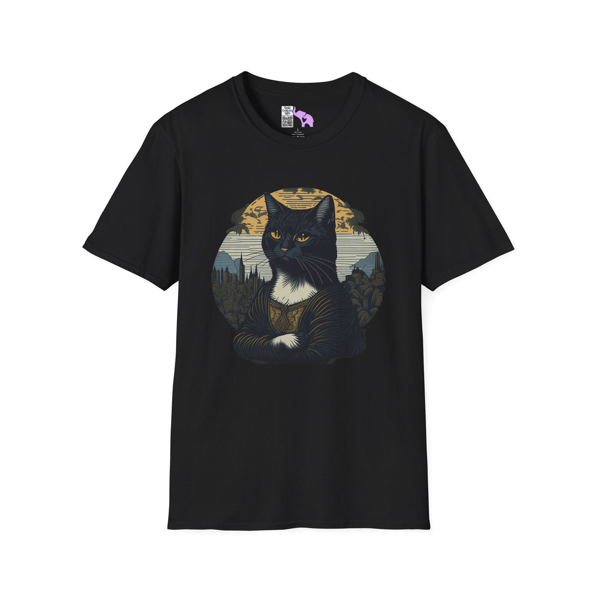 Meow Lisa Adult T-shirt