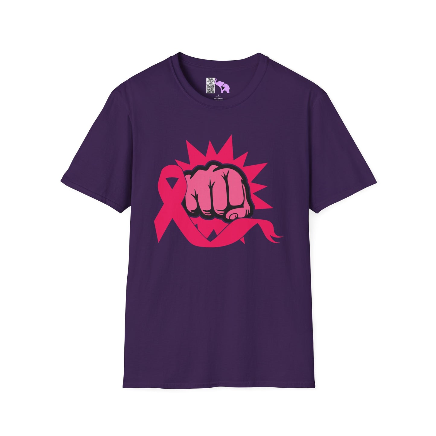 Breast Cancer Warrior Punch Adult T-shirt