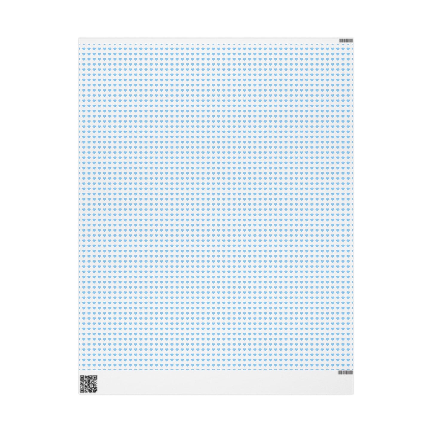 Powder Blue Sweethearts Wrapping Paper