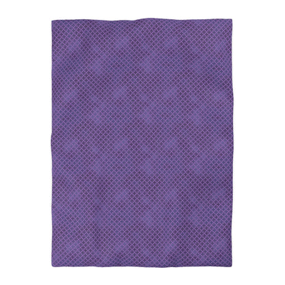 Amethyst Interlock Microfiber Duvet Cover