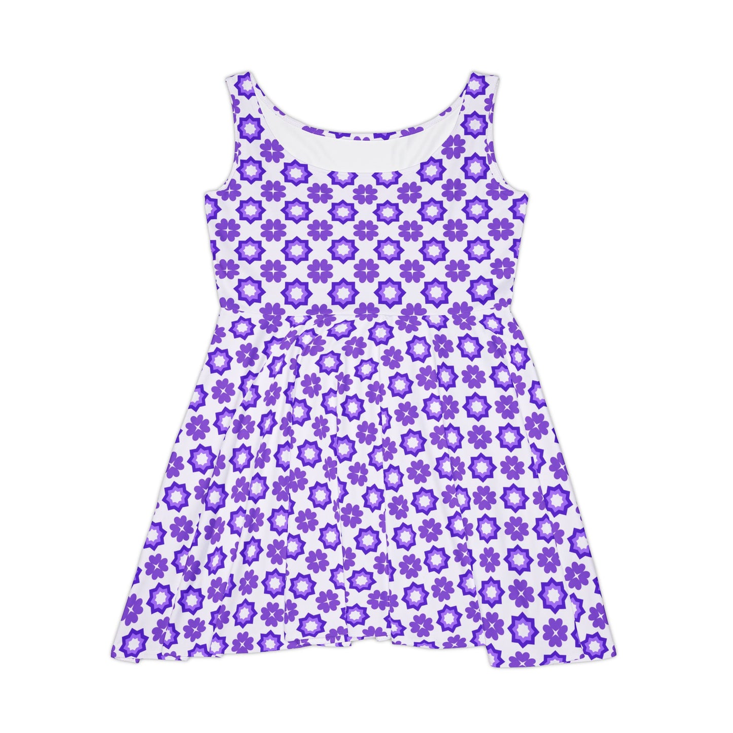 Purple Prism Garden Women's Skater Dress