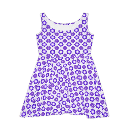 Purple Prism Garden Women's Skater Dress