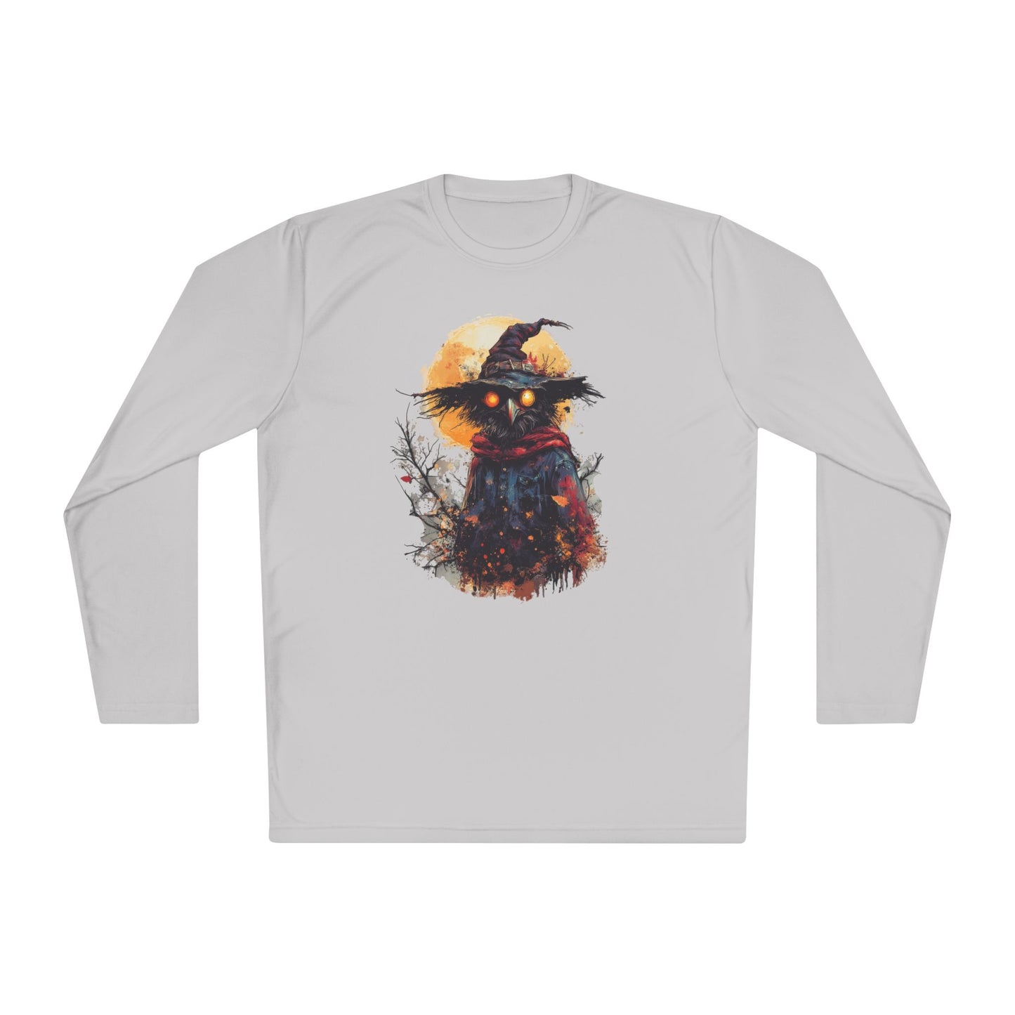 Halloween Scarecrow Adult Long Sleeve Tee