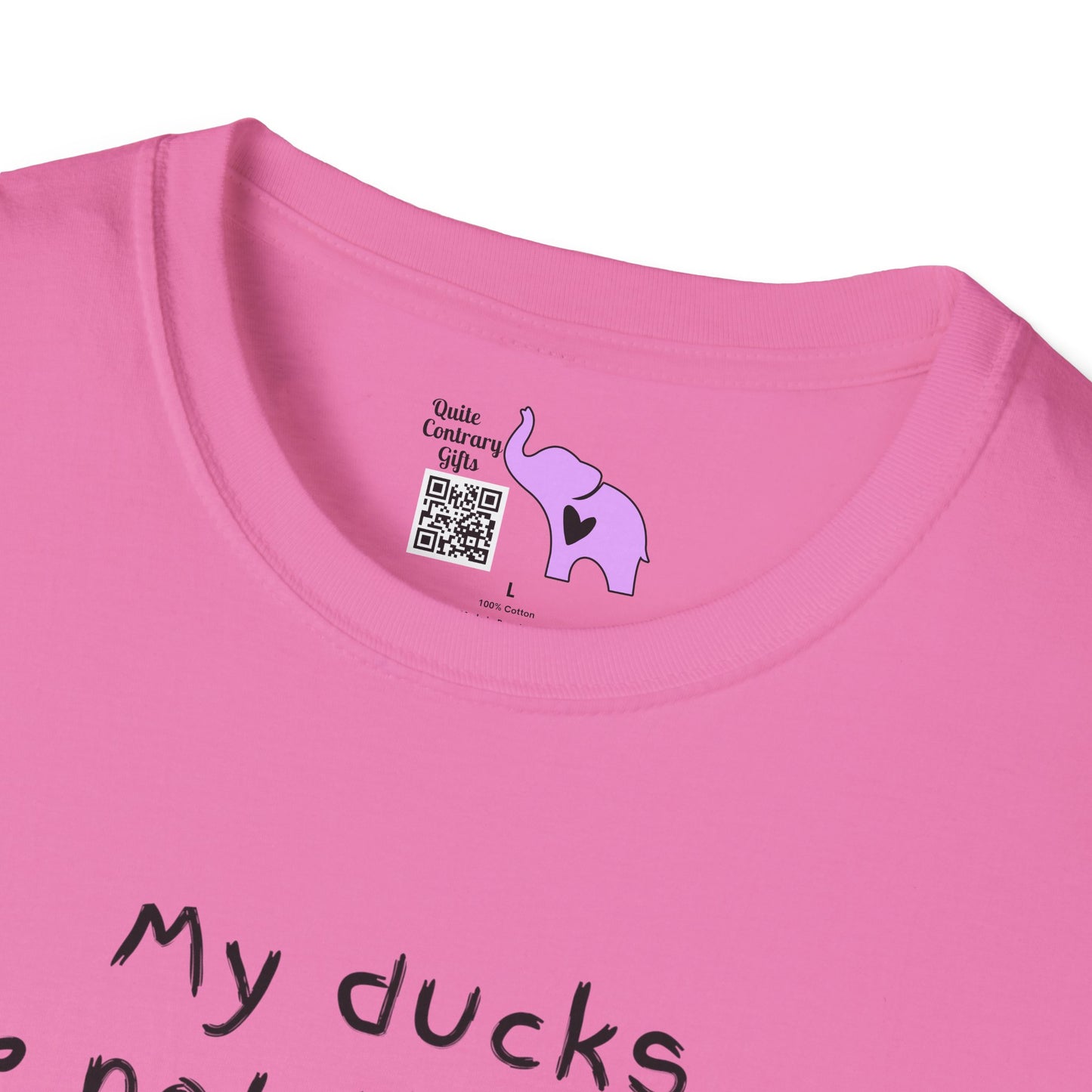 My Ducks Are Not In a Row Adult T-shirt