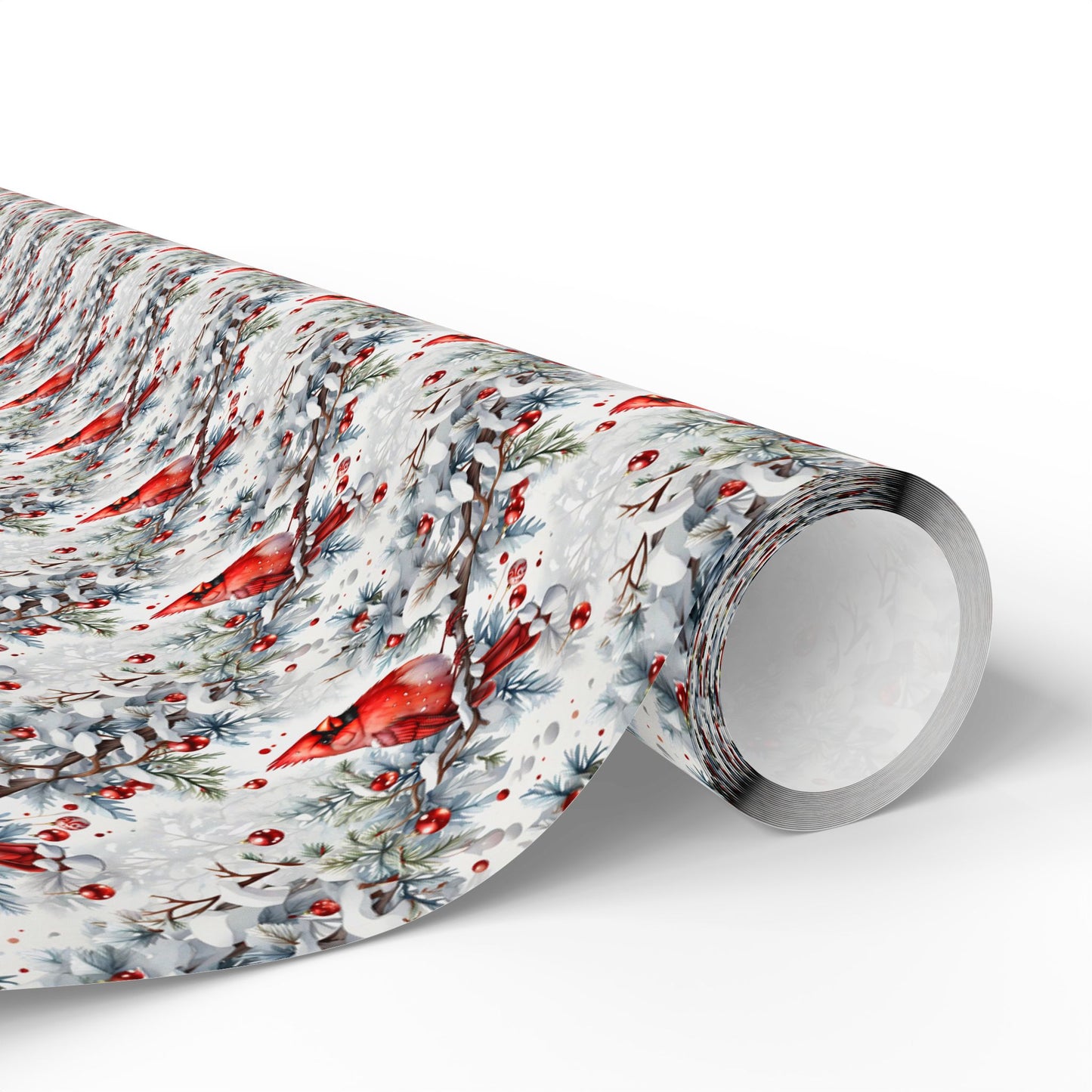 Crimson in the Snow Wrapping Paper