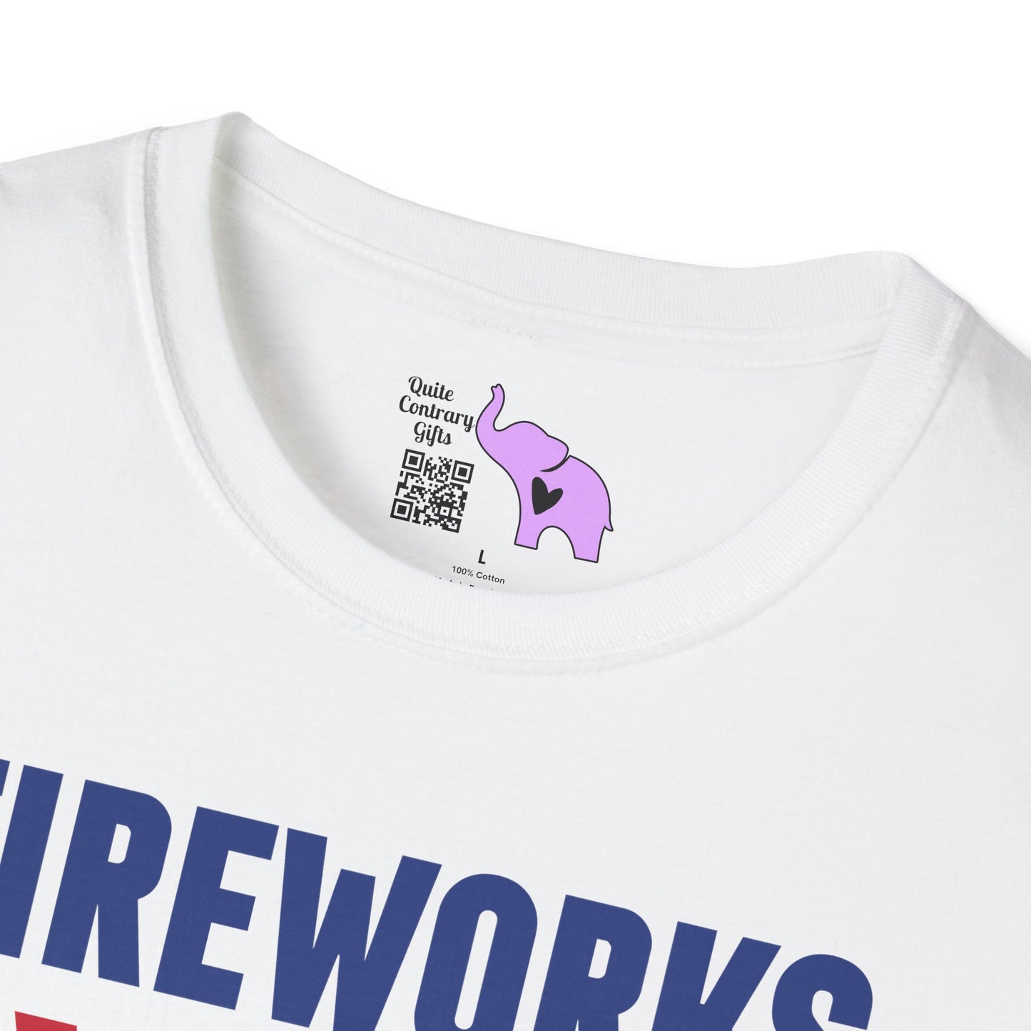 Fireworks Expert If I Run You Run Adult T-shirt