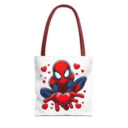 Valentines Spiderman Tote Bag