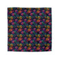 Neon Whisper Blooms Microfiber Duvet Cover