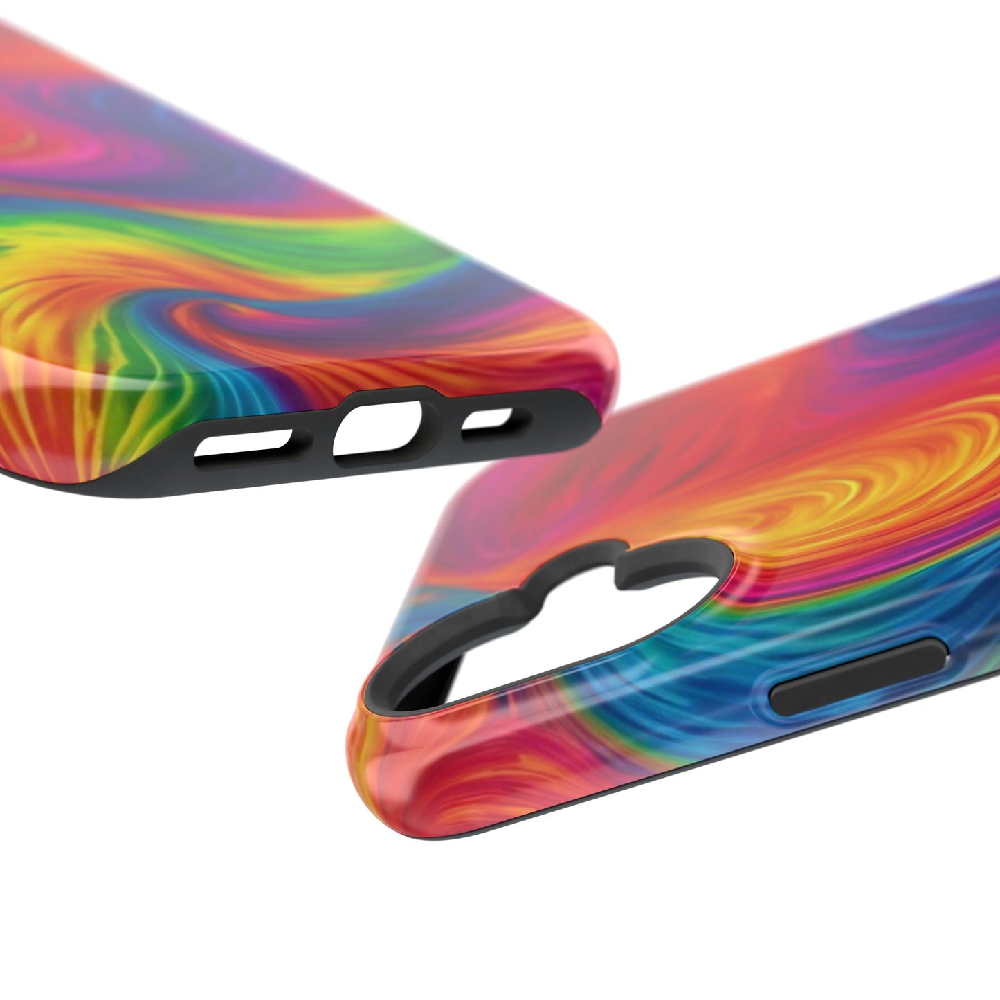 Tie Dye Color Swirl MagSafe® Compatible Tough Case for iPhone