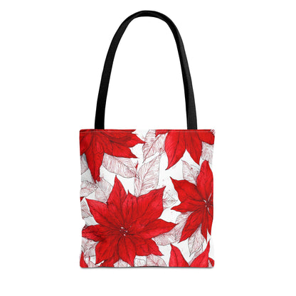 Christmas Blossom Sketch Canvas Tote Bag