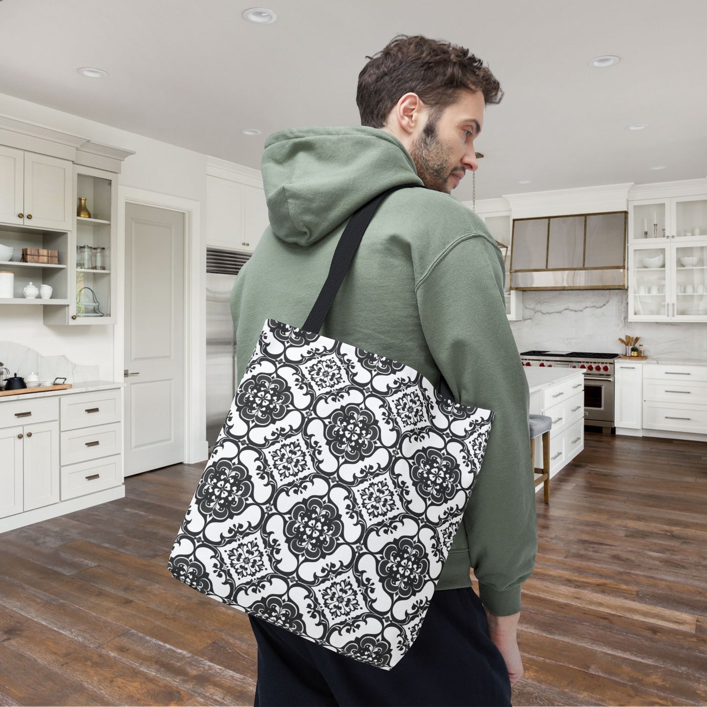 Ornamental Symmetry Canvas Tote Bag