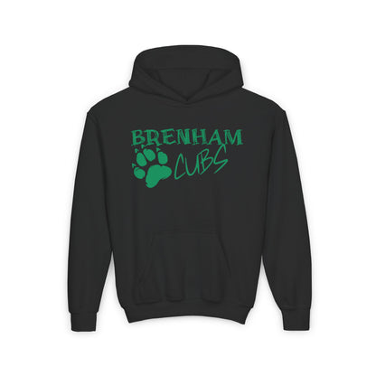 Brenham Cubs w/Claws Youth Heavy Blend Hoodie