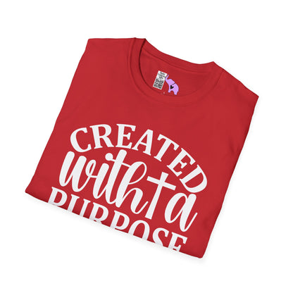 Created With A Purpose (3) Adult T-shirt