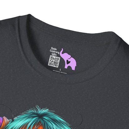 Patchwork Pumpkin Heart Adult Unisex Tshirt