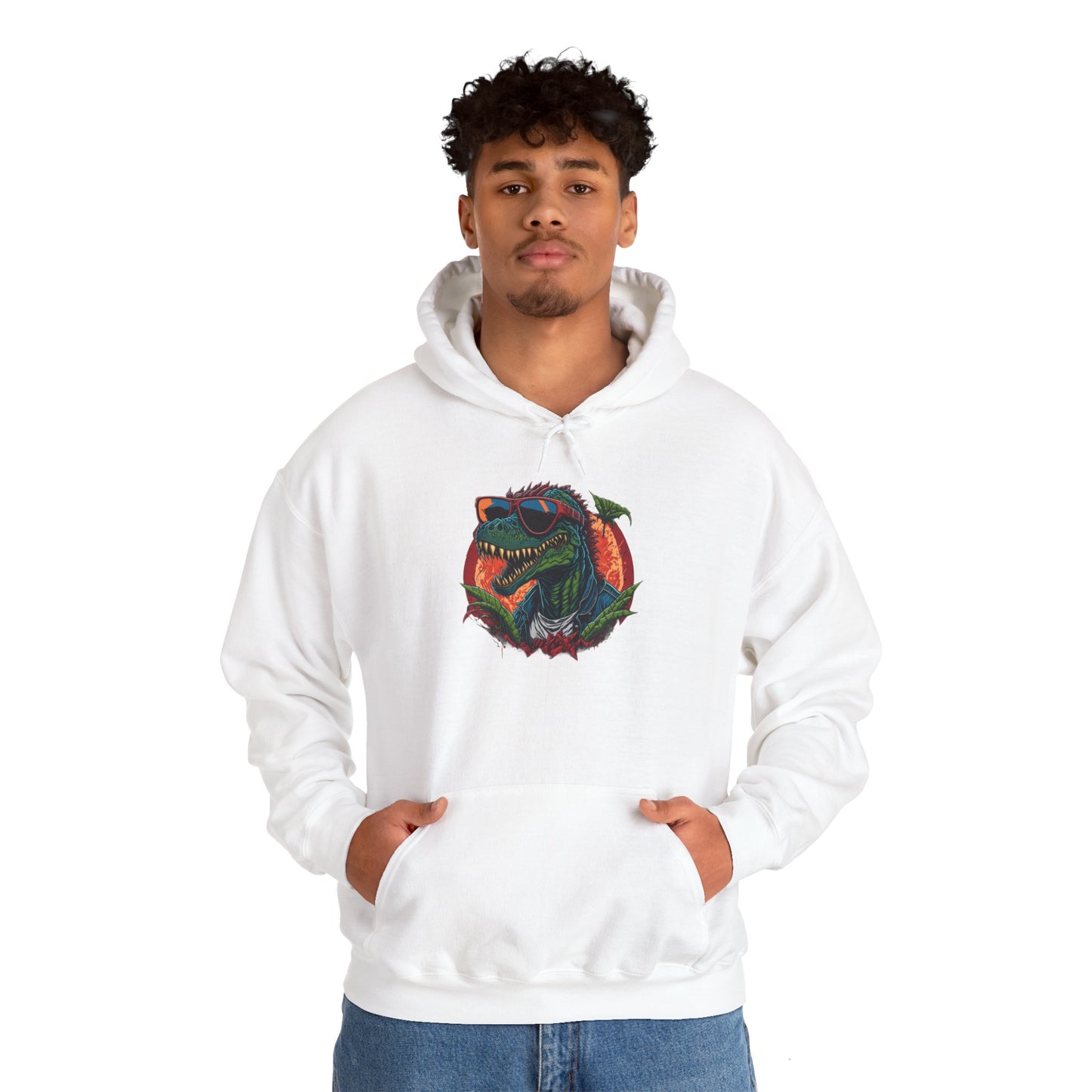 Cool Dinosaur Heavy Blend™ Hooded Sweatshirt