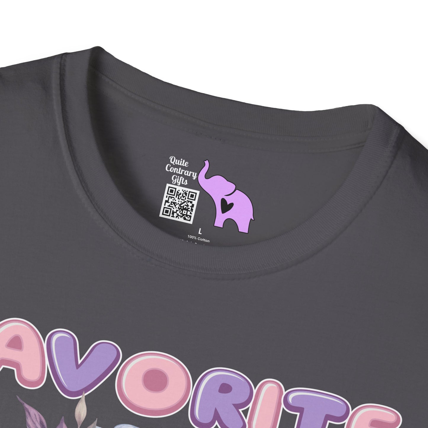 Favorite Auntie Skull Purple/Pink Adult T-shirt
