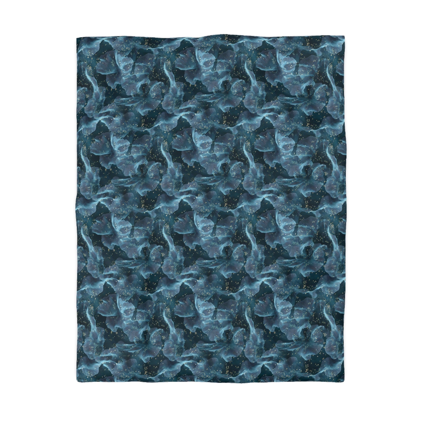 Midnight Sheer & Lace Microfiber Duvet Cover