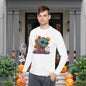 Creepy Mushroom Skull Adult Long Sleeve Tee