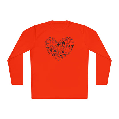 Halloween Love Adult Long Sleeve Tee