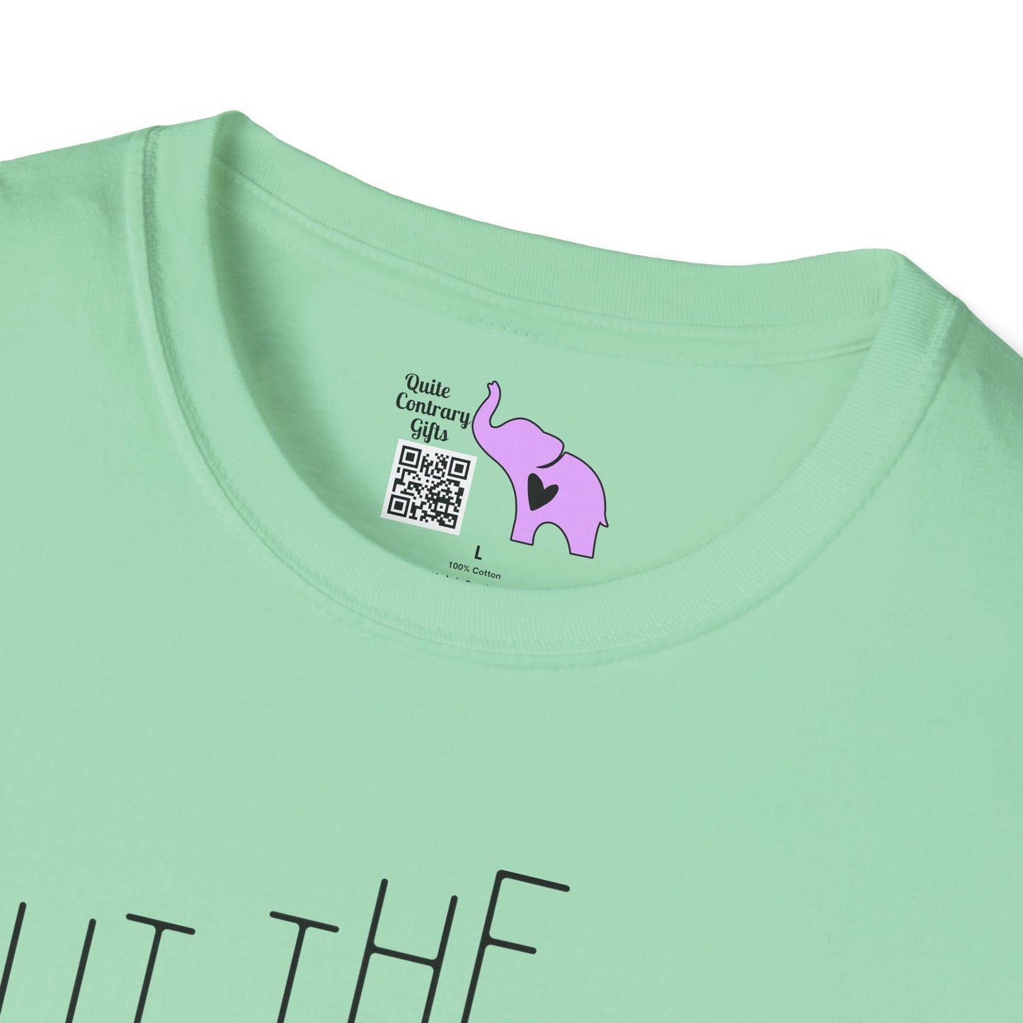 I Put The Goodbye In Hello Adult T-shirt