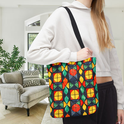 Candlelight Burst Canvas Tote Bag