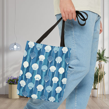 Oceanline Shells Canvas Tote Bag