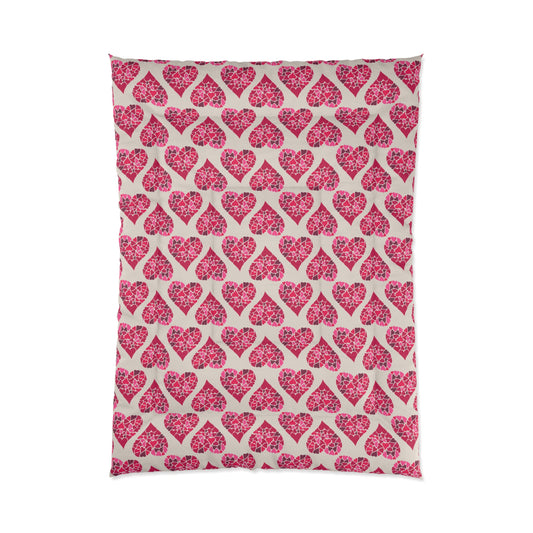 Simple Hearts Comforter