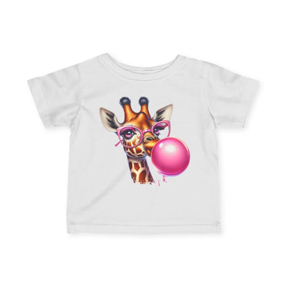 ""Giraffe Blowing Bubble Infant Soft T-Shirt