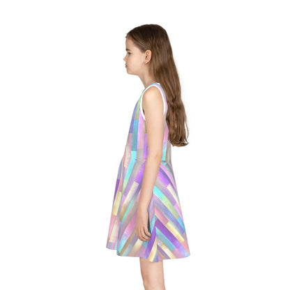 Enchanted Mosaic Girls' Sleeveless Sundress