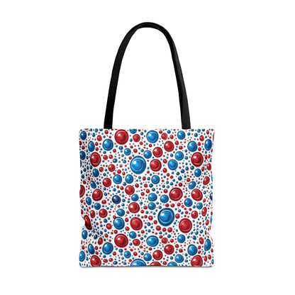 Freedom Dots Canvas Tote Bag