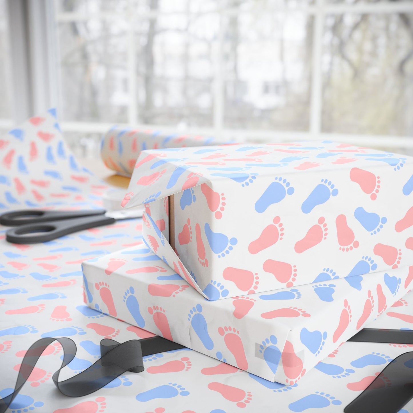 Tiny Steps of Love Wrapping Paper