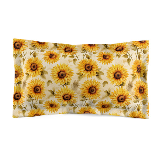 Sunflowers Microfiber Pillow Sham