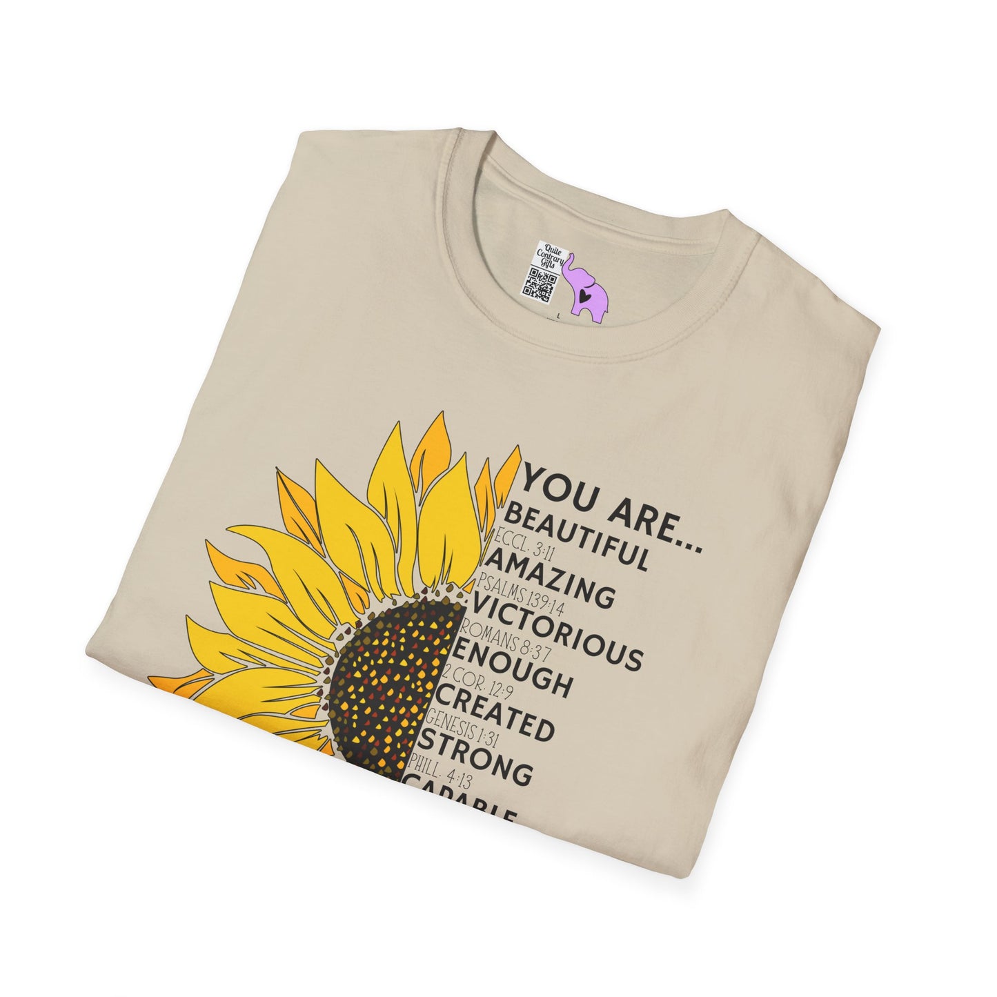 You Are... (Sunflower) Adult T-shirt