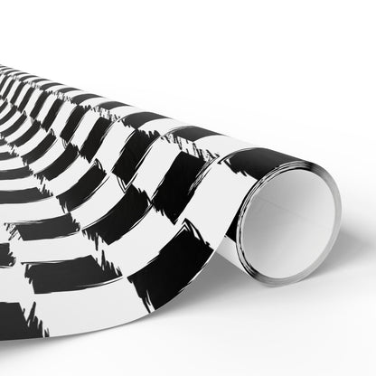 Distorted Check Wrapping Paper