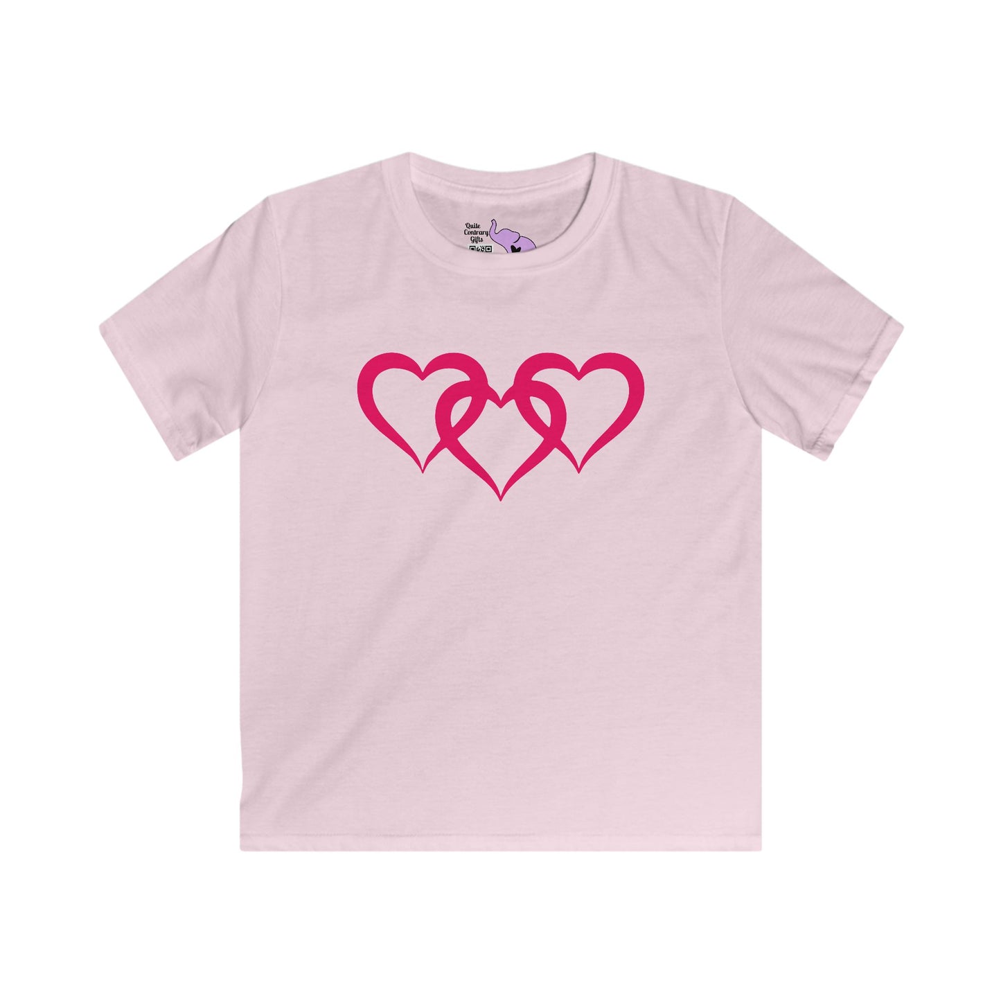 Triplet Heart Youth Softstyle Tee