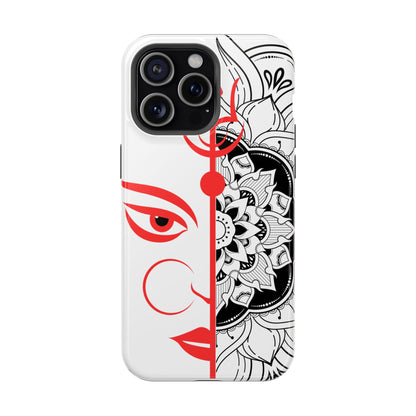 Goddess Durga Mata w/Mandala MagSafe® Compatible Tough Case for iPhone