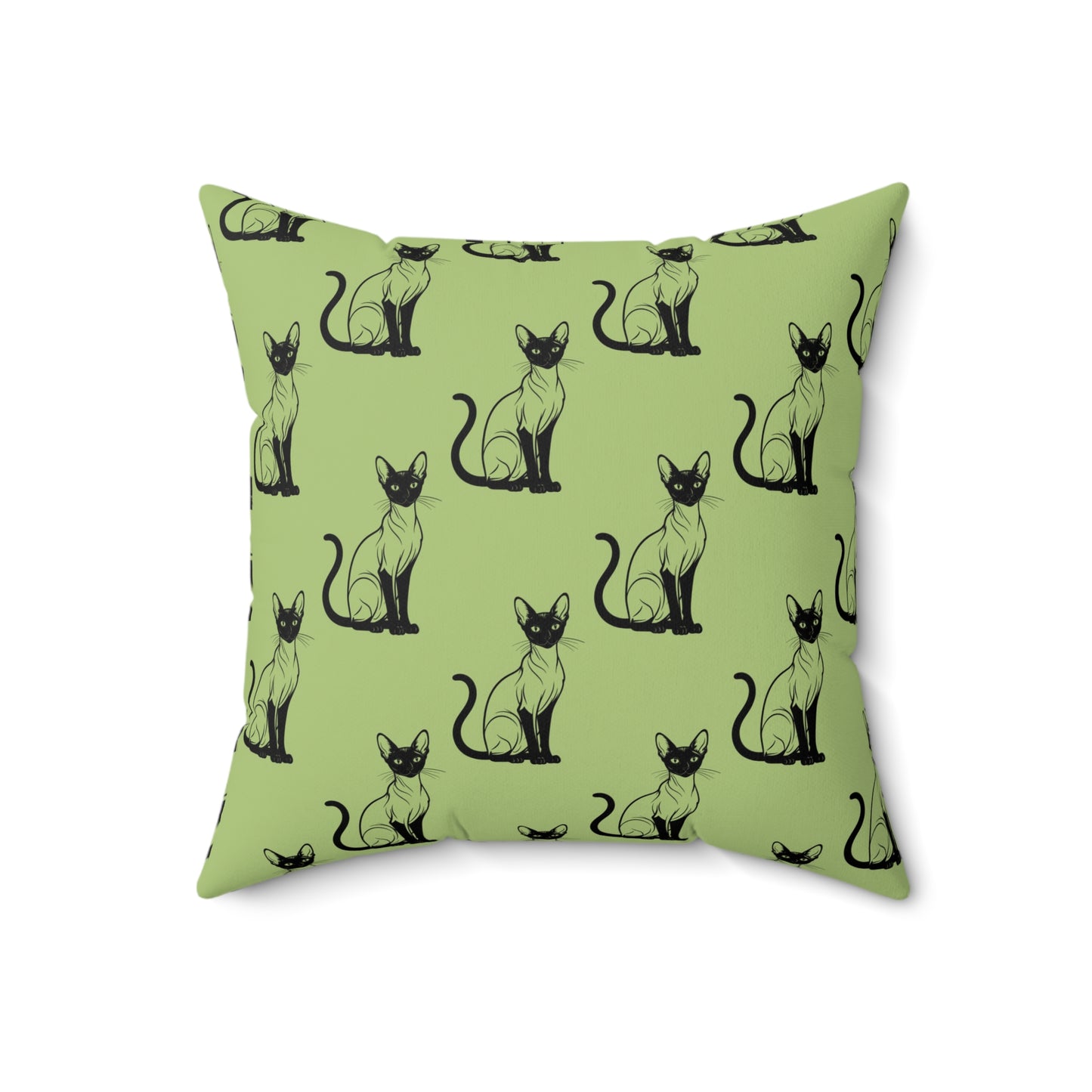Siamese Charm – Sage Garden Throw Pillow