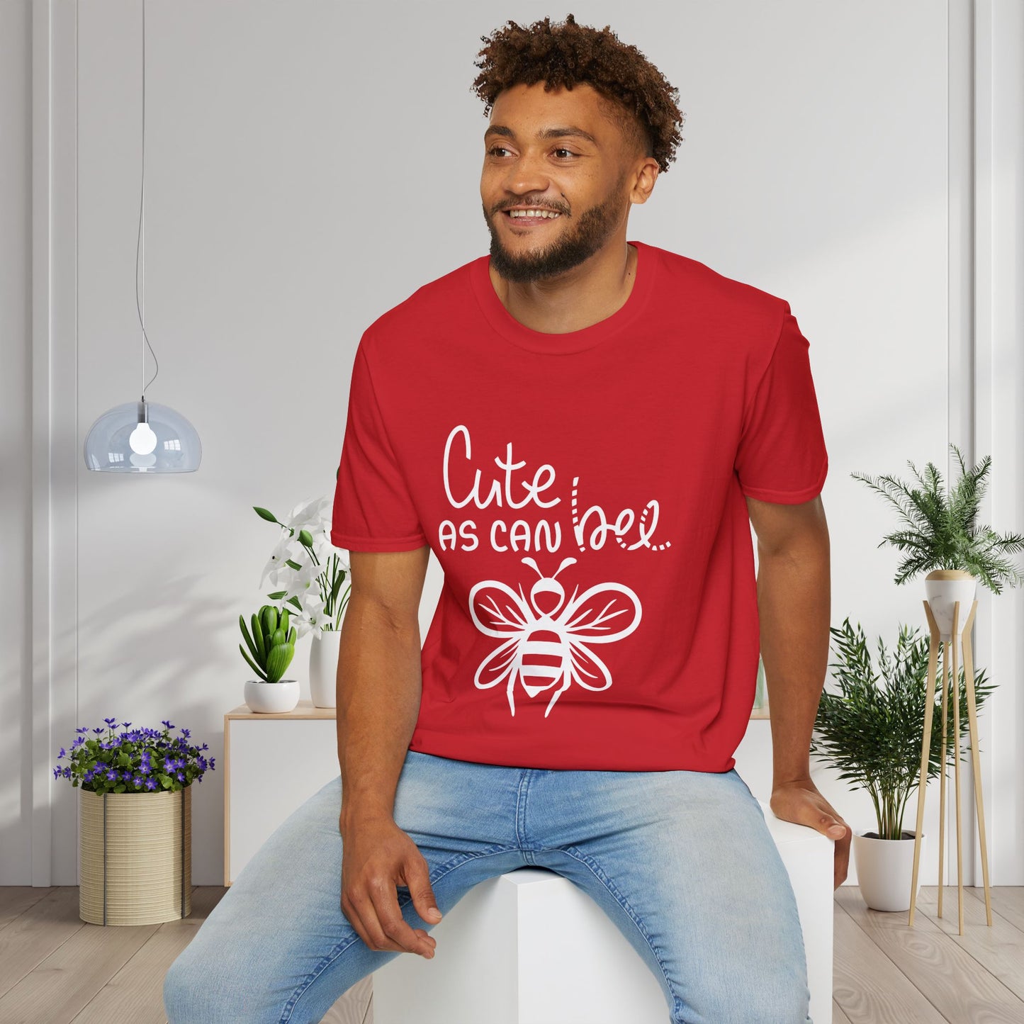 Cute As Can Bee Adult T-shirt