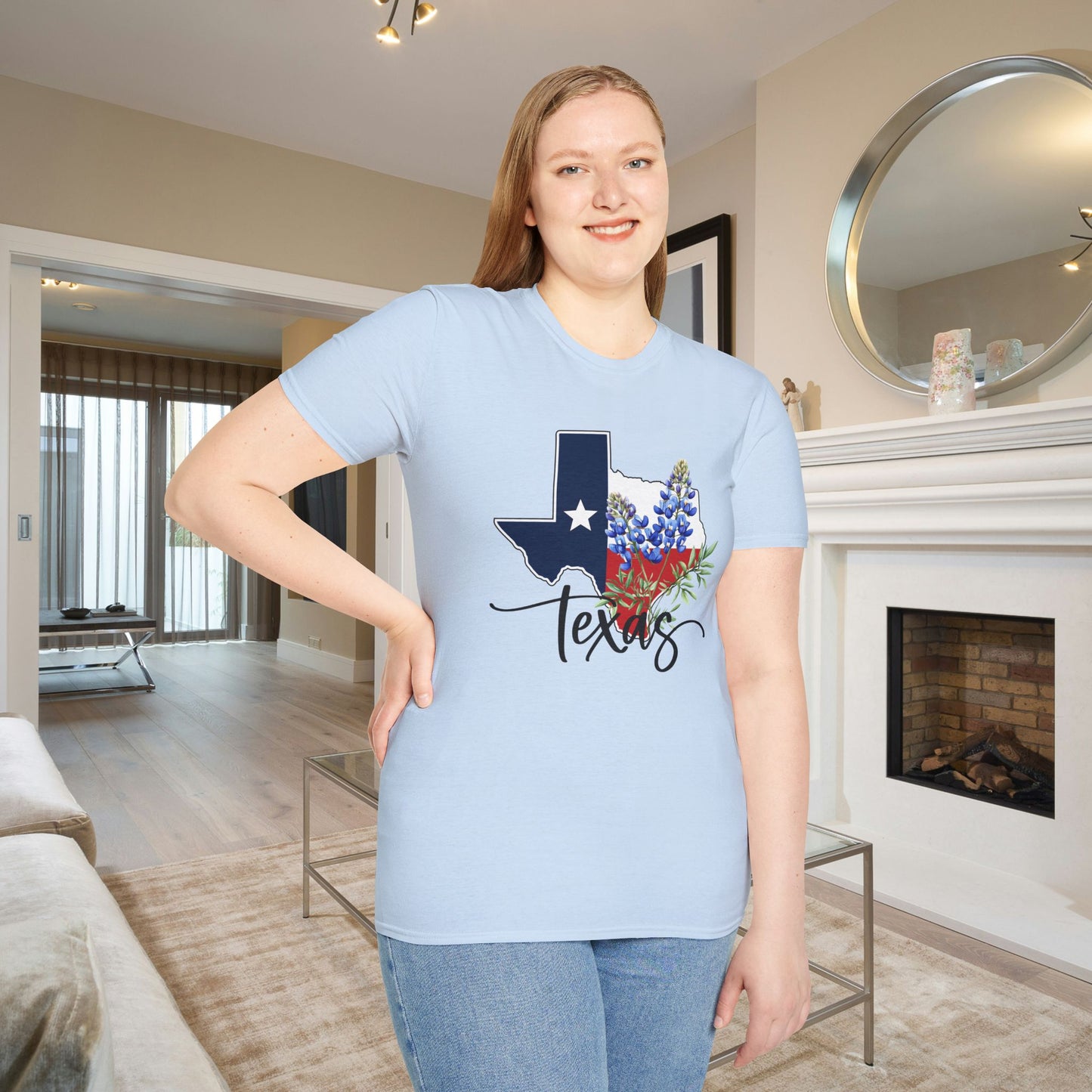 Texas Bluebonnets Adult T-shirt