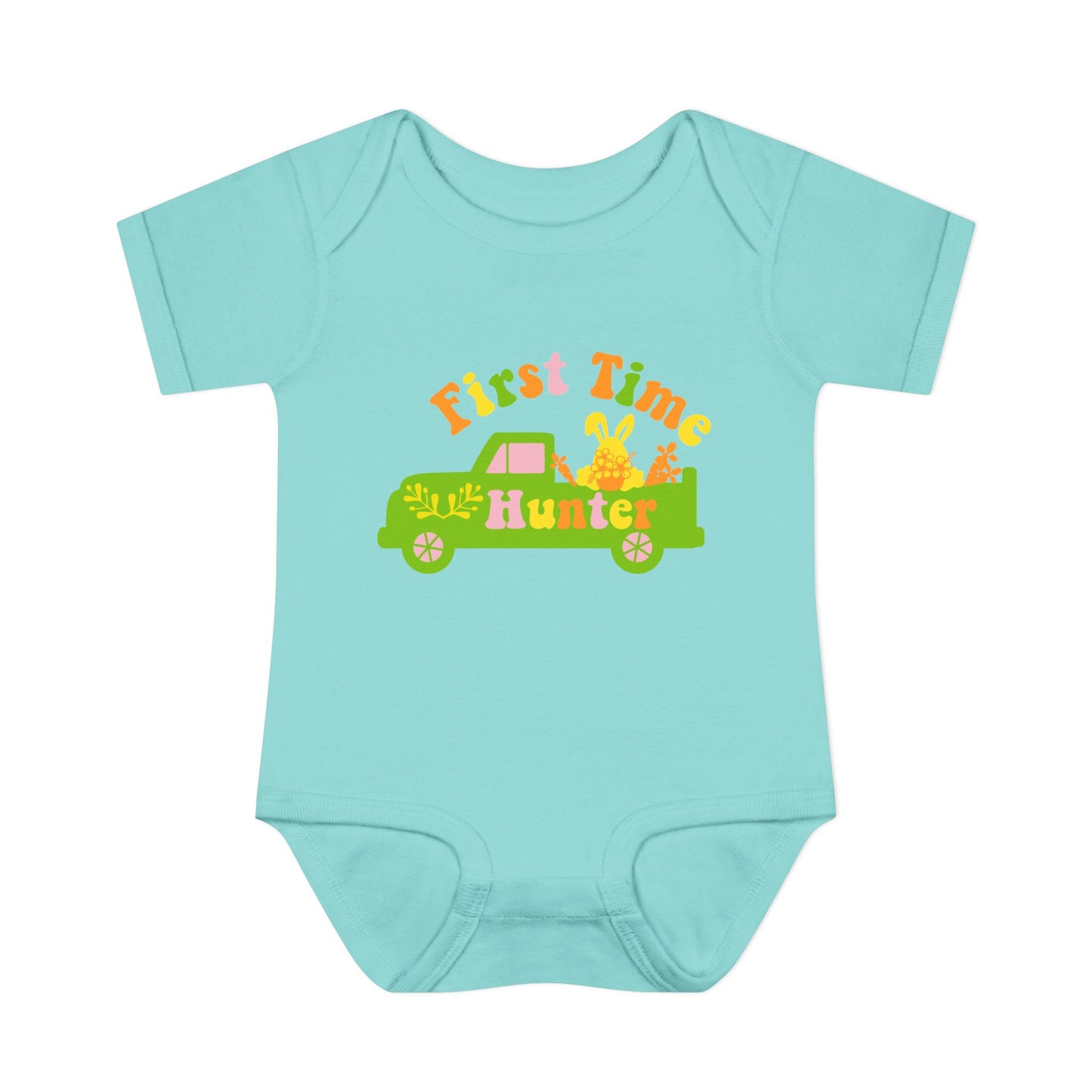 First Time Hunter (Easter) Infant Baby Rib Bodysuit