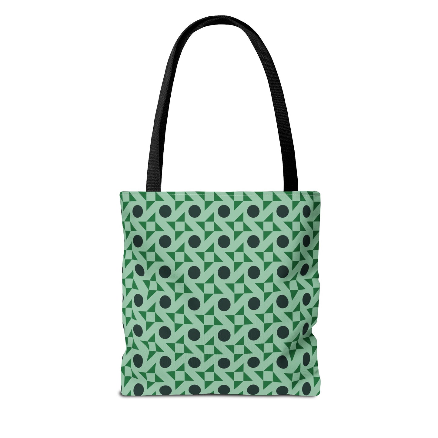 Emerald Pinwheels Canvas Tote Bag