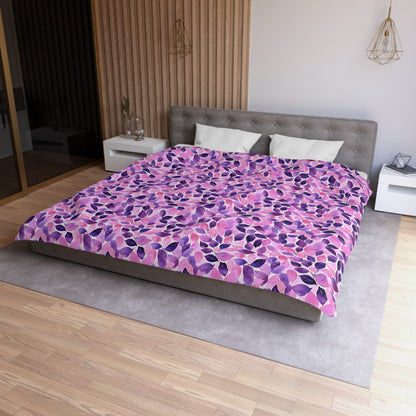 Lilac Serenade Microfiber Duvet Cover
