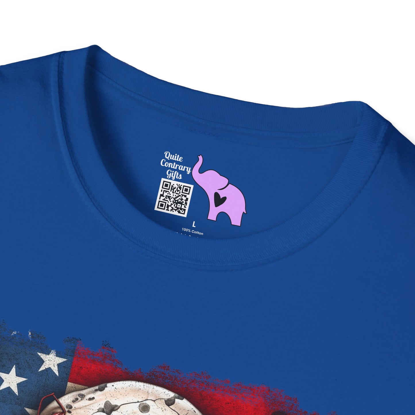 America Skull Adult T-shirt