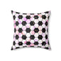 Pink Soccer Fever Throw Pillow