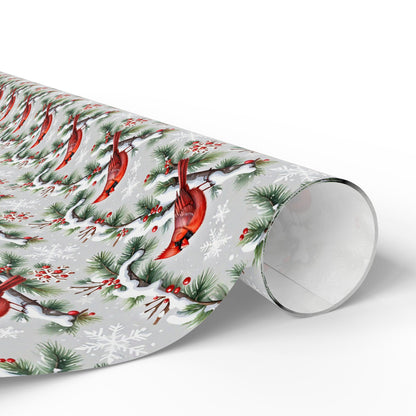 Cardinals of Christmas Morning Wrapping Paper