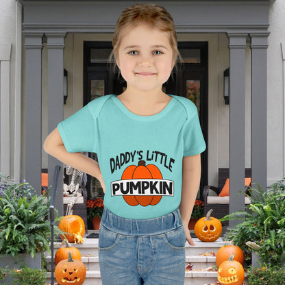 Daddy's Little Pumpkin Infant Baby Rib Bodysuit